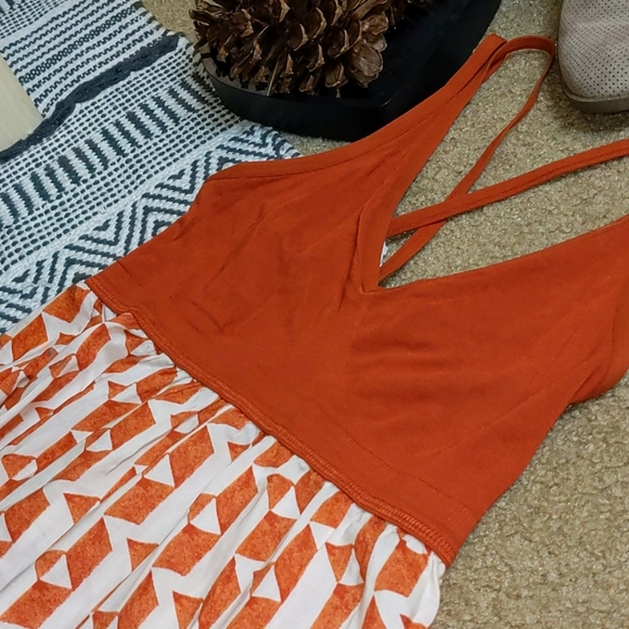 🌼Small/Medium - Target - Orange Maxi Dress🌼 - Picture 6 of 12